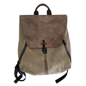 WaterField Staad Laptop Backpack Stout Waxed Canvas / Leather